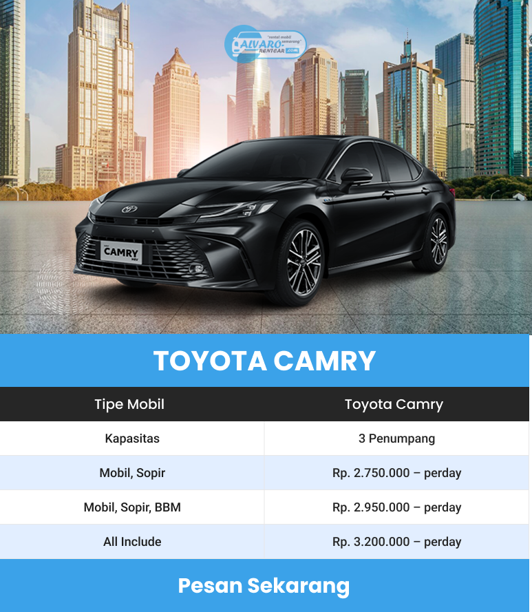 rental mobil jakarta camry