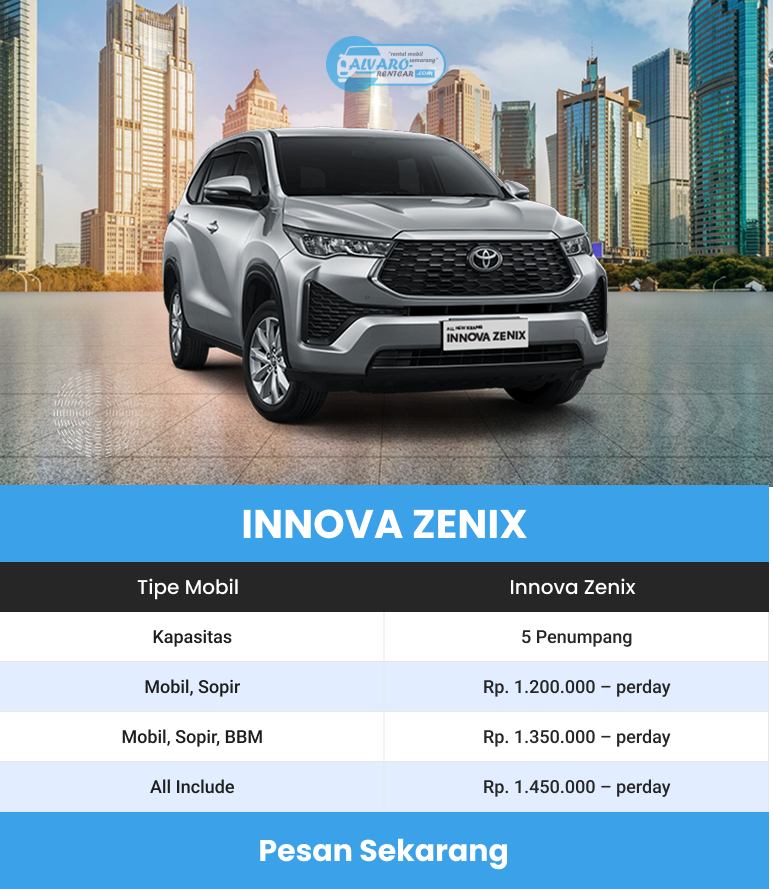 rental mobil jakarta zenix